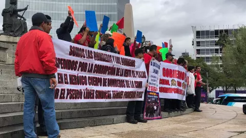 manifestacion bomberos