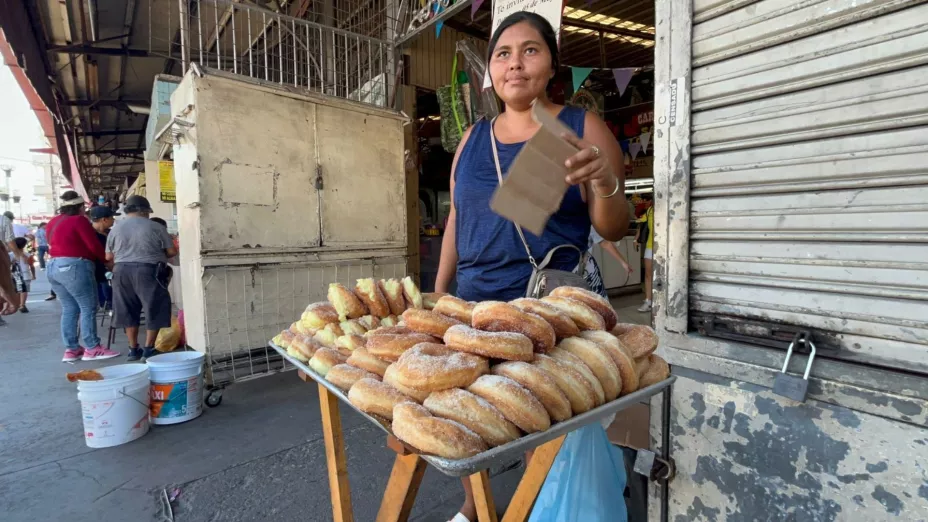 Venta de pan en Mazatlán