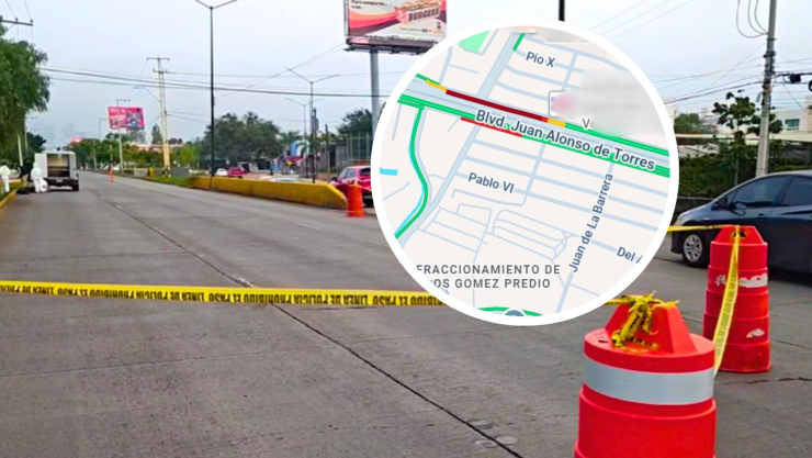 accidente en bulevar Las Torres León hoy