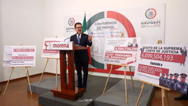 Morena va por recorte al Poder Judicial, propone eliminar fideicomisos