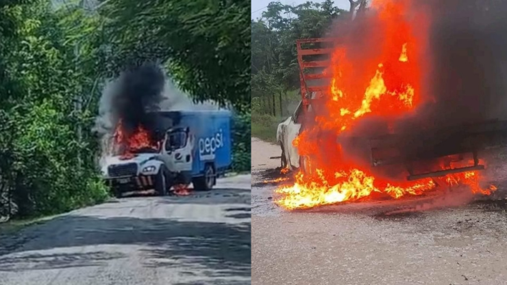 Villahermosa, Tabasco_ Reportan quema de vehículos y negocios
