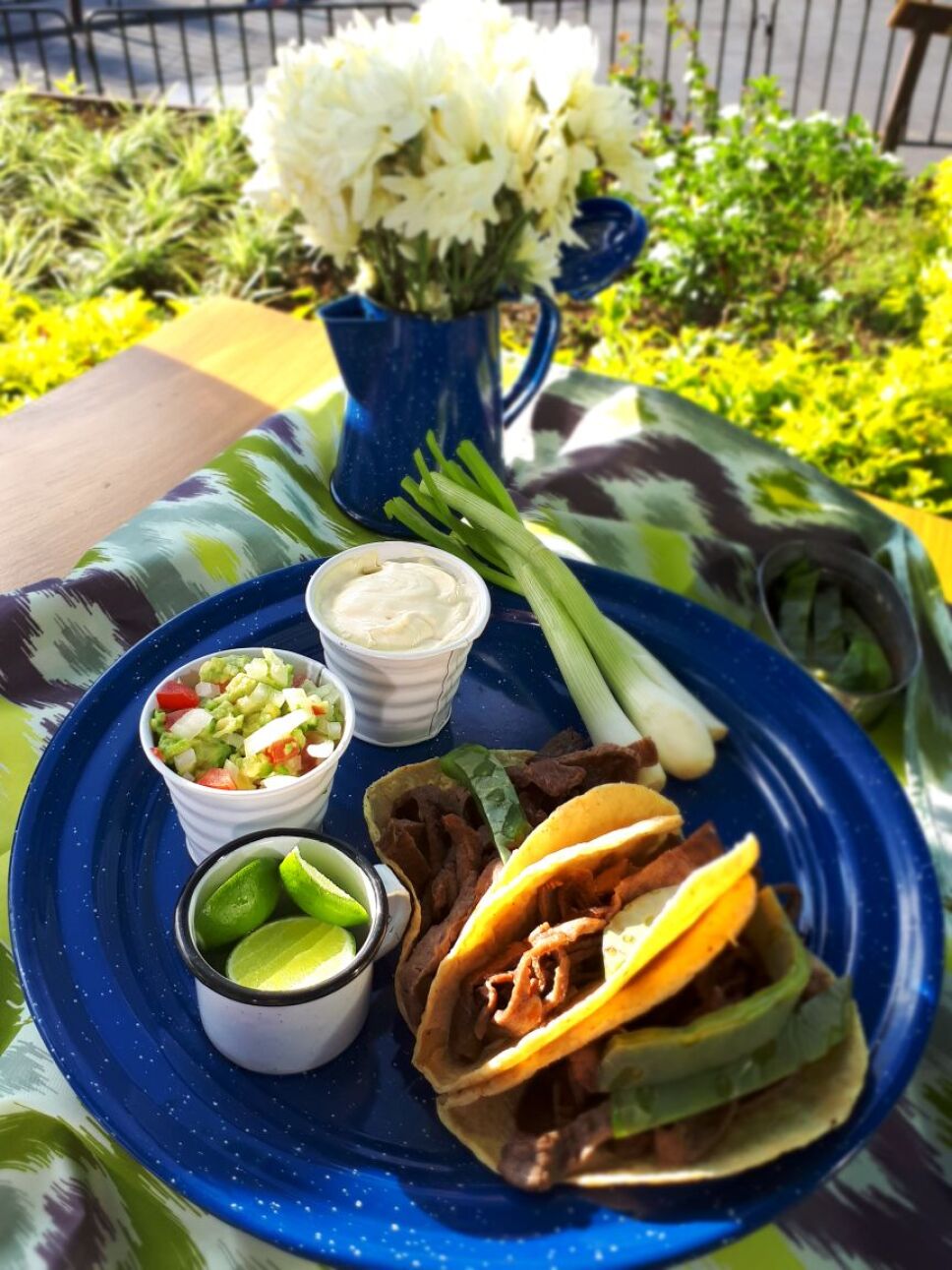 Tacos de cecina de yecapixtla