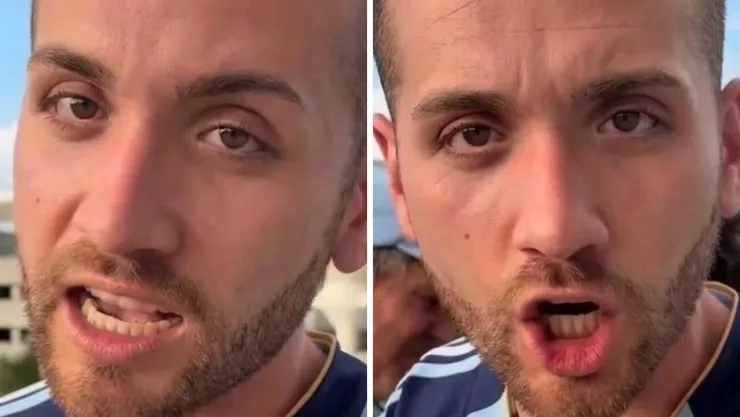 El video del argentino generó miles de reacciones en redes sociales