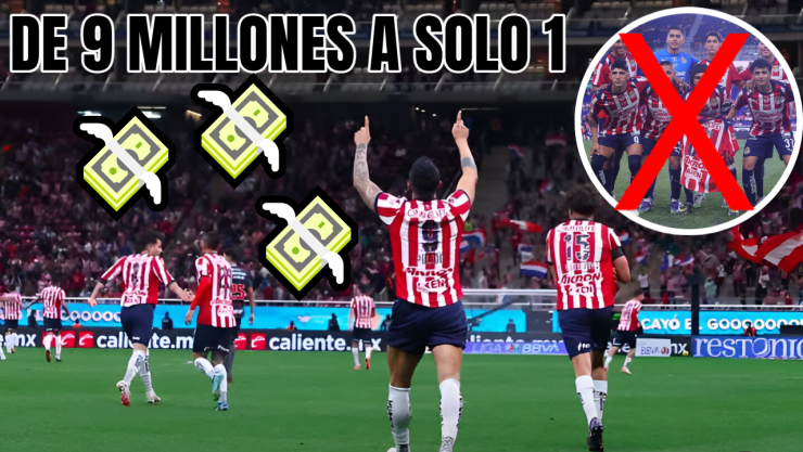 Lleg&oacute; a valer hasta 9 millones y hoy que cuesta solo 1 Chivas lo desterrar&iacute;a de su plantilla