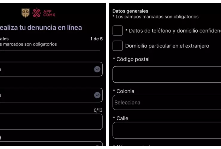 Cómo hacer una denuncia desde el celular en CDMX