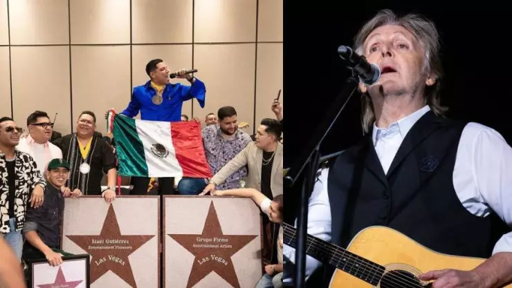 Grupo firme en el Zócalo de la CDMX