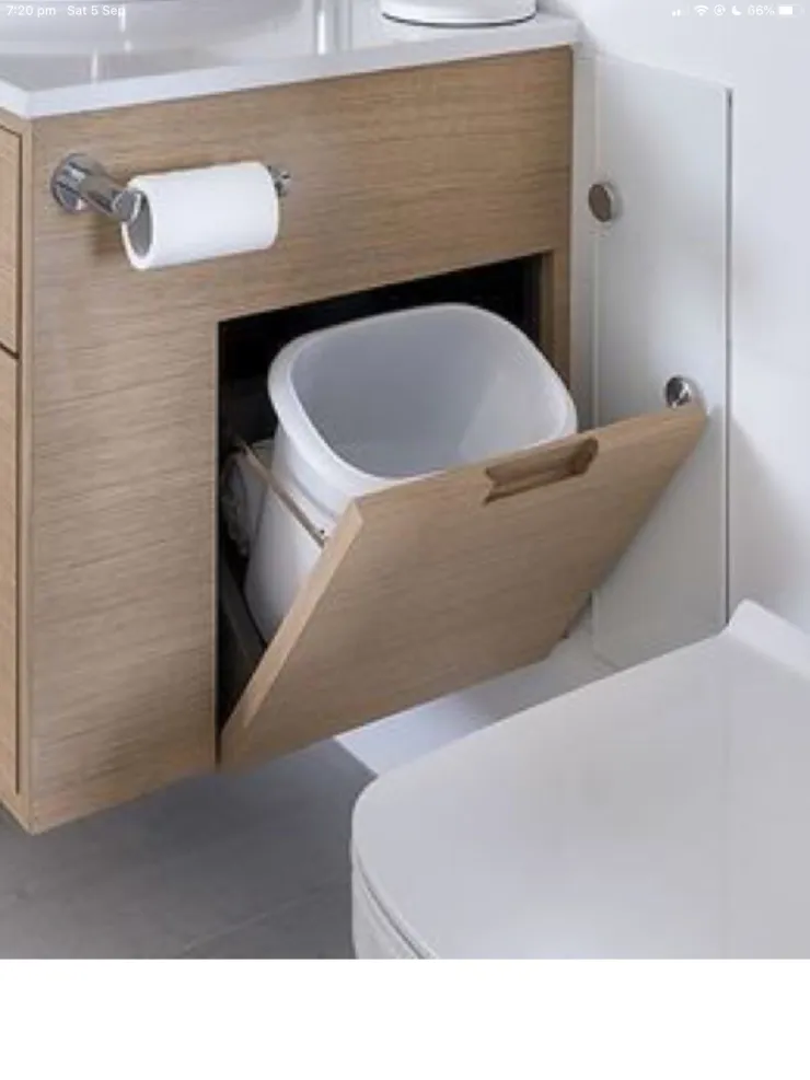 4 ideas para reemplazar el bote de basura de tu baño por opciones más aesthetics
