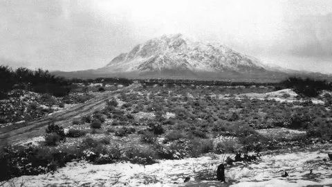 Por primera vez nevó en Mexicali el 13 de diciembre de 1932