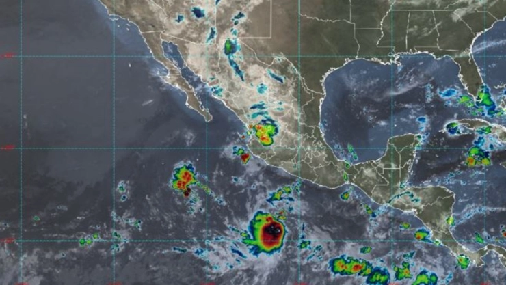 tormenta tropical Frank en vivo trayectoria