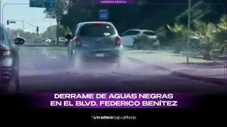 Derrame de aguas negras