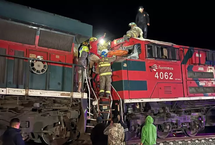 FOTOS_ Grave choque de trenes en Jalisco deja varias personas heridas de gravedad