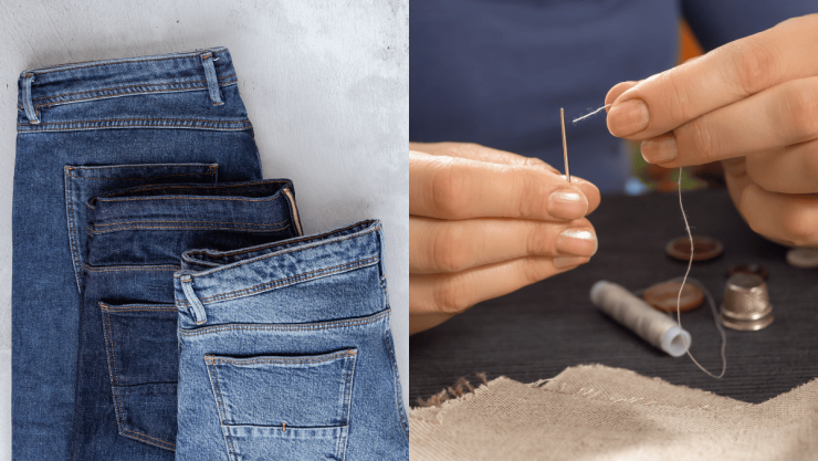 Ideas para reciclar Así puedes arreglar los jeans de mezclilla que están rotos en la entrepierna.png