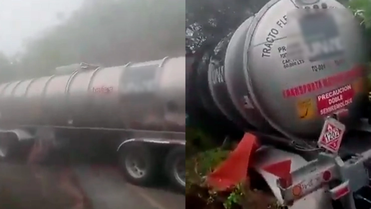 Derrumbe en Cumbres de Maltrata paraliza la autopista Puebla-Veracruz