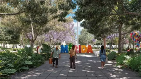 FOTOS_ Así lucirá la Plaza Grande de Mérida con su remodelación