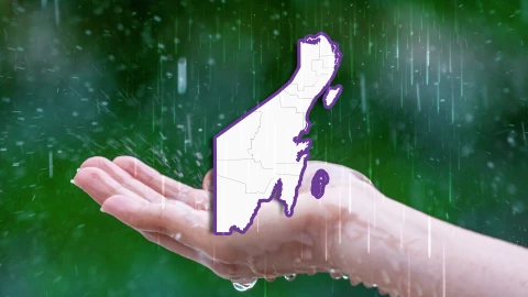 Estos son los MUNICIPIOS en los que HABRÁ LLUVIAS hoy 10 de febrero de 2026 en Quintana Roo.webp