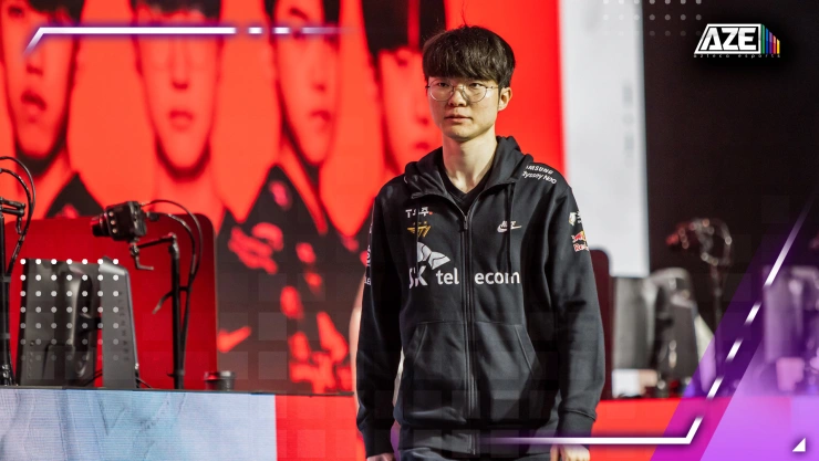 Faker clasificando a semifinales de Worlds 2022