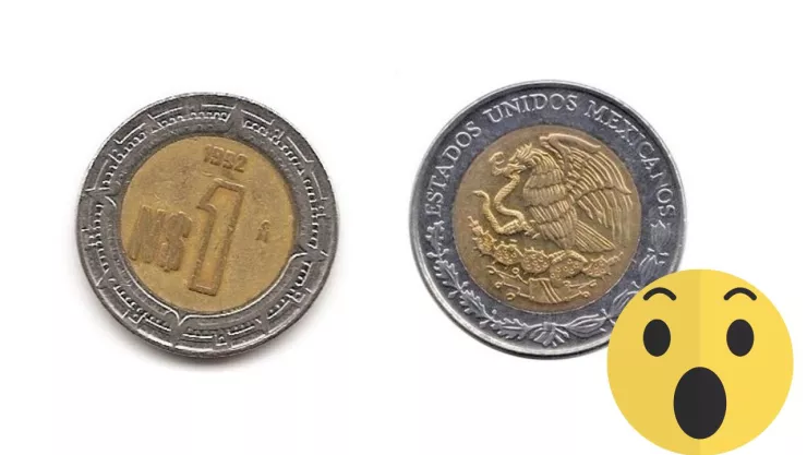 Moneda de un peso 1992