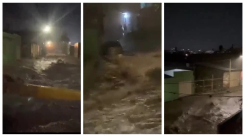 Calles se convierten en rápidos en la Zona Metropolitana de Guadalajara