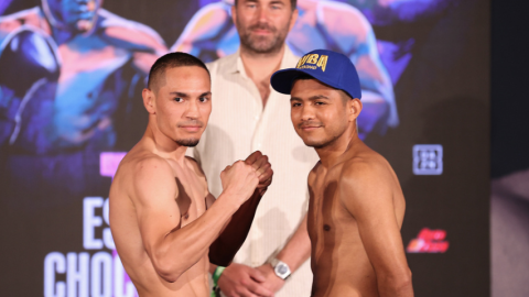 Gallo Estrada vs Chocolatito González pesaje pelea 13 de marzo