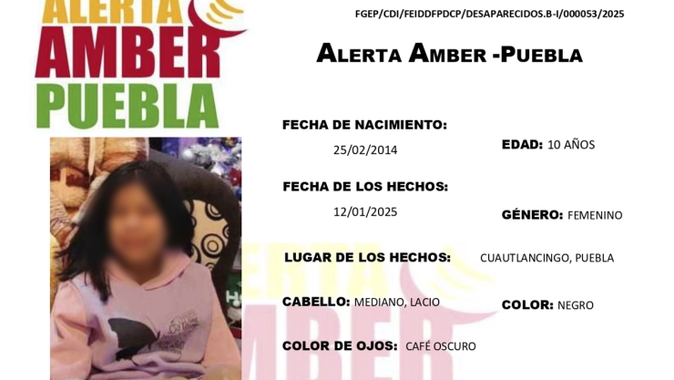 Génesis Mei Ling, menor reportada como desaparecida en Puebla, fue encontrada sin vida.