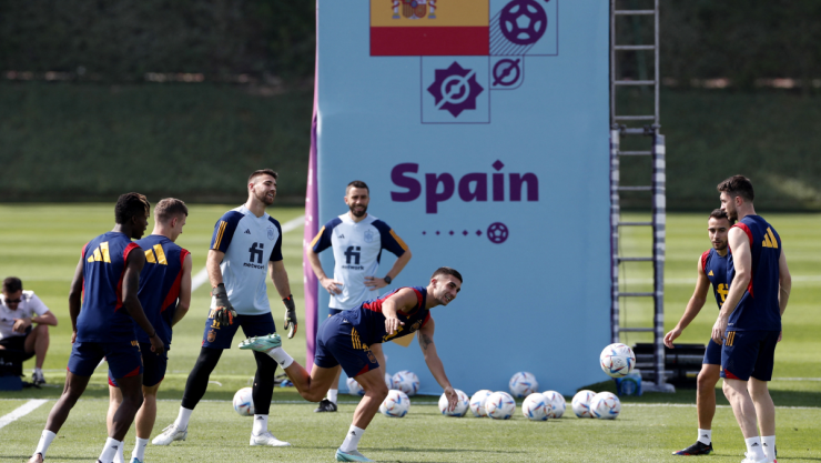 España en entrenamiento rumbo a Qatar 2022