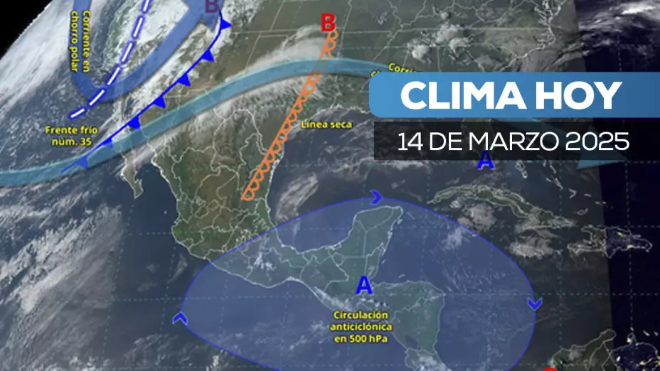 México enfrenta un clima extremo el 14 de marzo
