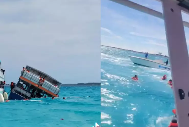 Ferry se hunde en las Bahamas