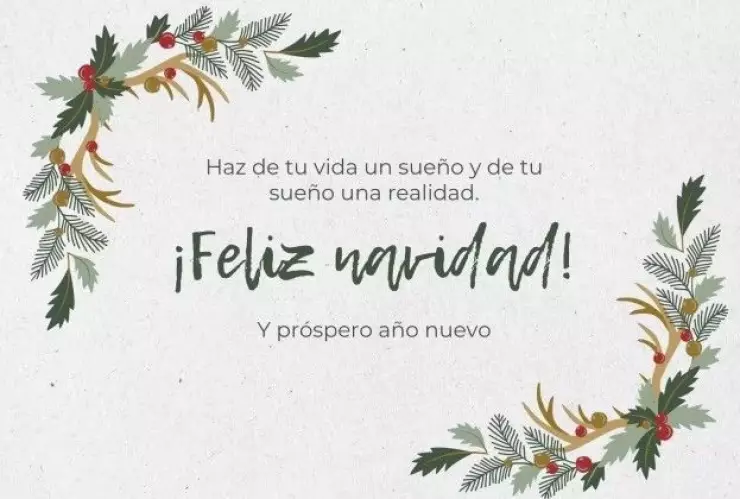 Tarjeta Feliz Navidad