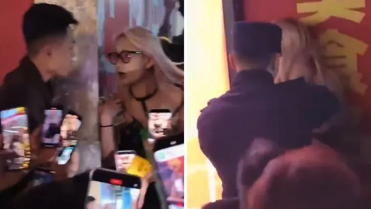 La influencer fue detenida tras realizar una transmisión polémica en la vía pública