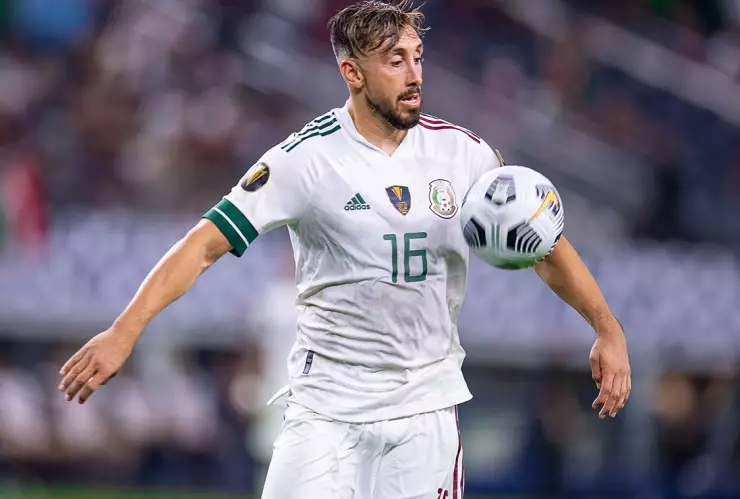 Héctor Herrera con la Selección Azteca