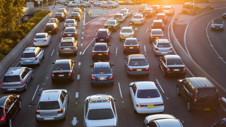 El problema del tráfico en el pase de California a Tijuana.