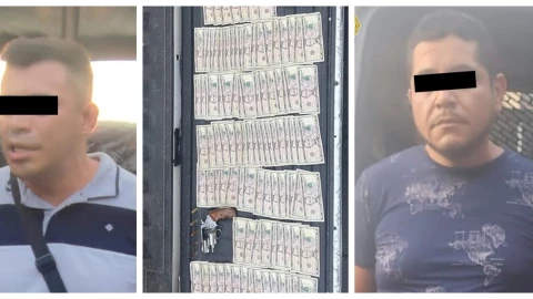 Lo asaltan y balean tras cambiar divisas en el AICM; hay dos detenidos