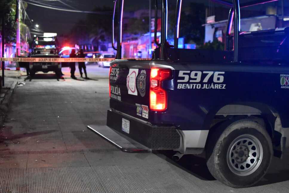 Persona baleada en la región 99 de Cancún