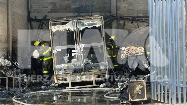 Explosión de pirotecnia en Villas de Leon