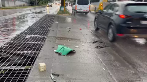 Choque en bulevar Las Torres hoy