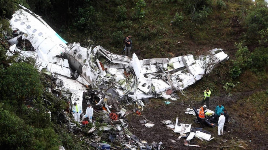 Accidente de avión, Colombia