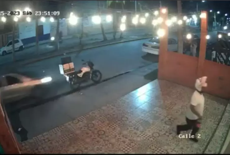 Repartidor Campeche auto pierde control