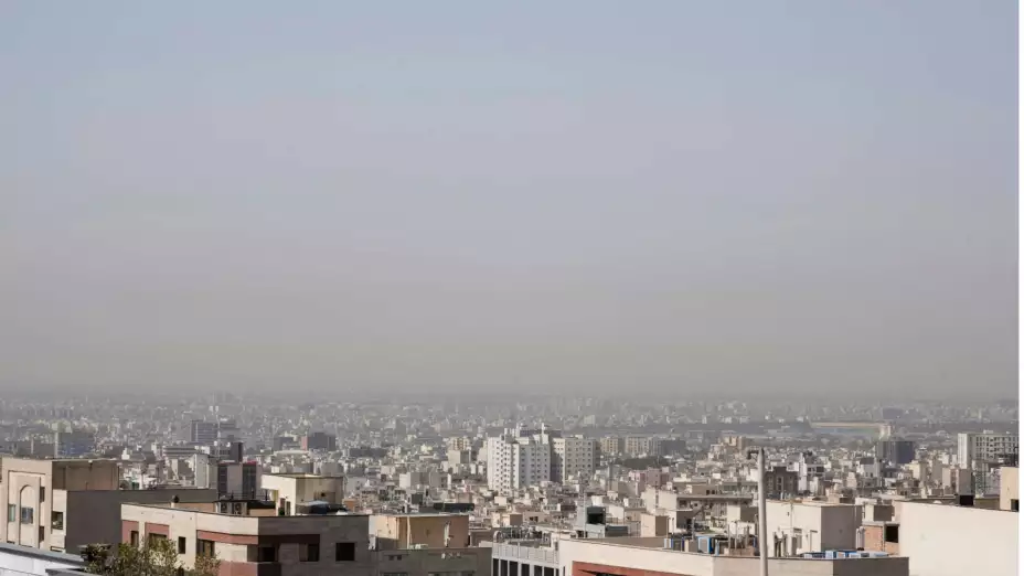 Vista aérea de Teherán, la capital de Irán.