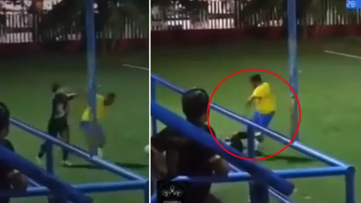 VIDEO_ Futbolista amateur golpea a su rival, con patada lo manda al hospital.jpg