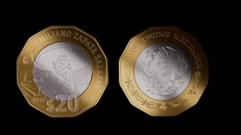 moneda de 20 pesos de Emiliano Zapata que vale millones