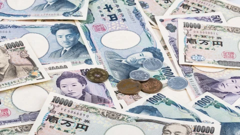 Yen Japón billetes monedas