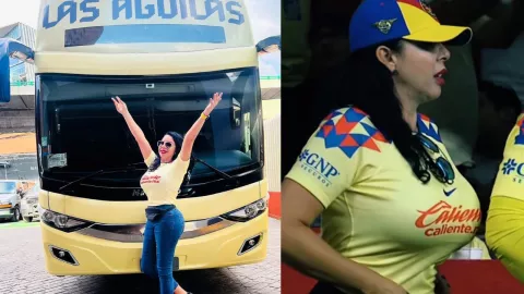 VIDEO: ¡Enamorados! Aficionada del América se volvió viral por su belleza 