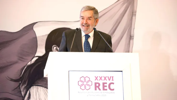 Juan Ramón de la Fuente, titular de la SRE.