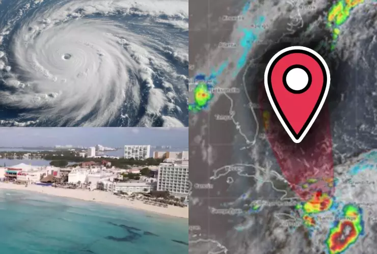 Zona de baja presión al este de Cancún podría evolucionar a ciclón tropical: ¿Cuál es su ubicación EXACTA y distancia con Quintana Roo?