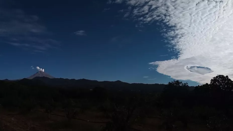 El fenómeno se viralizó en redes por su apariencia impactante