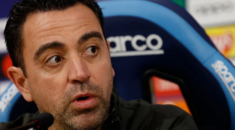 Xavi Hernández, técnico del Barcelona