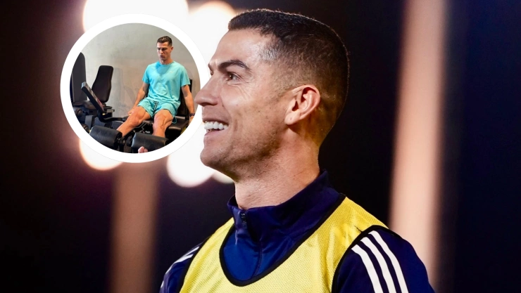 Cristiano Ronaldo da noticias sobre su estado físico