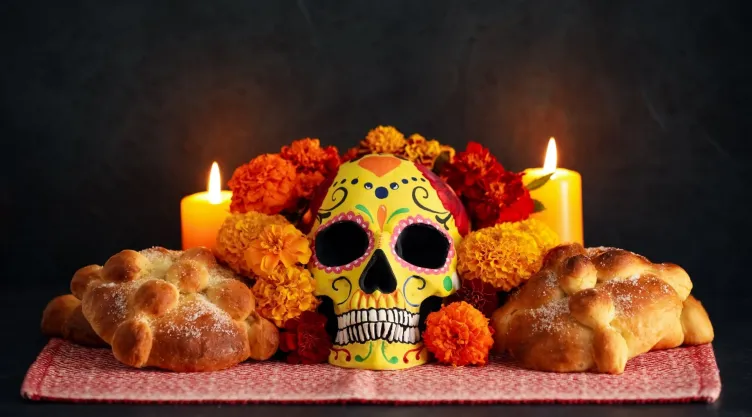 La receta de pan de muerto con ralladura de naranja