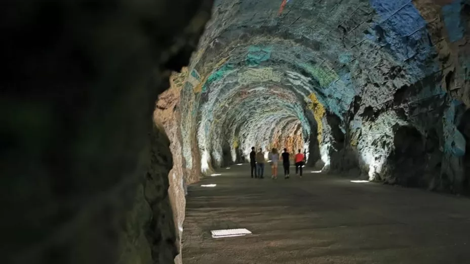 El Principio, mural en la Presa Huites