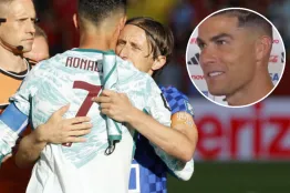 Cristiano Ronaldo y Luka Modric